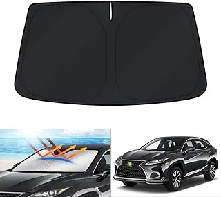 KUST Windshield Sun Shade for Lexus RX 2016-2022 Accessories Sunshade Window Sun Visor Protector Foldable Blocks UV Rays Keep Your Car Cooler