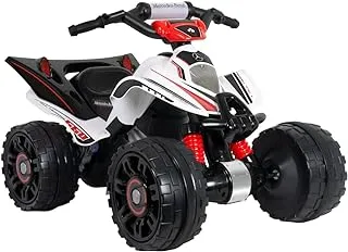 InjUSa Mercedes Benz The Beast 12V Quad, White