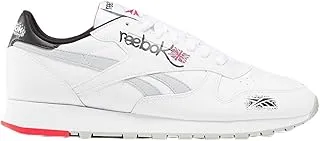 Reebok CLASSIC LEATHER, Unisex Shoes, FTWWHT/CBLACK/VECRED,37.5 EU