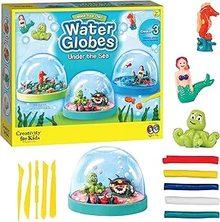 Creativity For Kids Make Your Own Ocean Water Globe Kit - Fun Sea Creature Crafts and Spark Ocean Creativity DIY Under the Sea Water Globe Kit