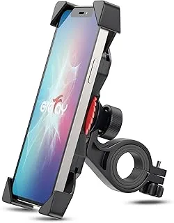 GREFAY Bike Phone Holder Motorcycle Phone Holder 360-Degree Rotatable Motorcycle Bicycle Handlebar Clamp for iPhone 14 Pro Max Plus, 13 12 11 Pro Max Mini, Xs Max, XR X, SE, 3.5-6.5