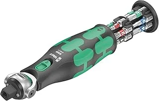 Wera 05004280001 8009 Zyklop Pocket Set 1, Ratchet Set, 13 Pieces, Black-Green