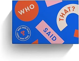 Who Said That?: A Game of Quotes 430 Cards