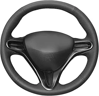 MEWANT Leather Steering Wheel Cover for Honda Civic 8 2006-2011 Steering Wheel Cover