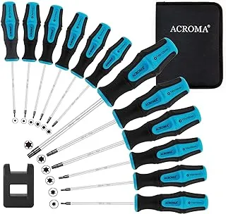 Acroma T5-T40 Torx Driver Star Screwdriver Set of 12