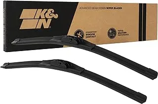 K&N EDGE Wiper Blades: All Weather Performance, Superior Windshield Contact, Streak-Free Wipe Technology: 24