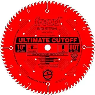 Freud 10 in. 80 Tooth Ultimate Cut-Off Saw Blade w/5/8 in. Arbor LU85R010