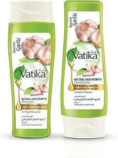 Vatika Shampoo, Garlic, 400 Ml + Vatika Conditioner, Garlic, 400 Ml @