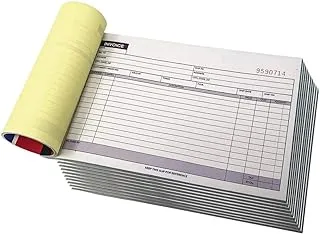 5 Pack Large Sales Order Book Receipt Invoice Duplicate Carbonless 50 Sets 5.5