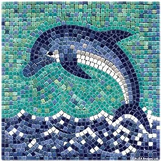 DIY Mosaic Art Kit 7'' Square 20x20cm Dolphin