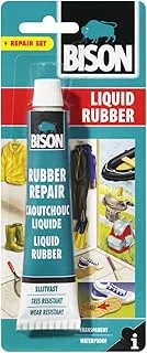 Bison Liquid Rubber Repair, protecting and waterproofing paste 50ml, Transparent