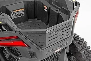 Rough Country Rear Cargo Tailgate for 2020-2021 Polaris RZR PRO XP - 93061, Black