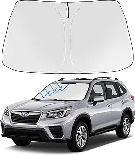 Proadsy Front Windshield Sun Shade Foldable Sunshade Protector Custom Fit 2024 2023 2022 2021 2020 2019 Subaru Forester Crossover, Base, Premium, Sport, Limited Accessories 2023 Upgrade