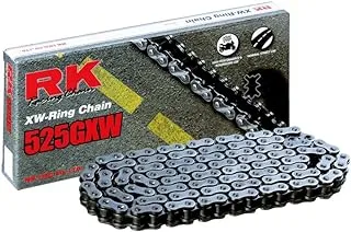 RK Racing Chain 525GXW-116 (525 Series) Steel 116 Link High Performance Street and Off-Road XW-Ring Chain with Connecting Link