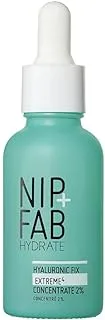 Nip + Fab Hyaluronic Fix Extreme 4 2% Concentrate, Daily Concentrated Drops for Face, Multicolor, 30ML