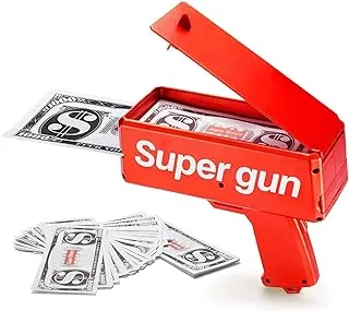 Toy Land Kids Paper Playing Spray Money Toy Gun