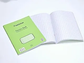 Sinarline Exercise 100 Sheet 10 mm Square Notebook 6-Pieces, A5 Size