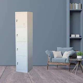 Karnak Arena Steel Locker with Lockable Doors For Home, Offices, Schools, Etc (4 Door - Model TG-4)