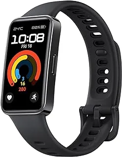 HUAWEI Band 9, Comfortable All-Day Wearing, Sleep Tracking, Fast Charging, Durable Battery, Intelligent Brightness Adjustments, 100 different workout modes, Compatible with iOS&Android, Black