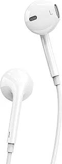 RIVERSONG Melody L+ Wired Earbuds with Lightning Connection, Headphones with Multifunction Control, Powerful Heavy Bass, High Definition, Ear Buds Wide Compatible iPhone, iPad, & More, White