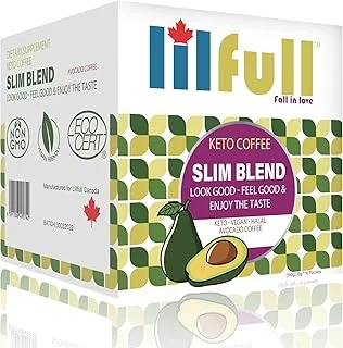 Lilfull Slim Blend Keto slimming coffee Ketogenic| Avacado Flavour 10 Packets | Meal Replacement | High Performance Supports Energy & Weight management | Keto diet | Non Gmo