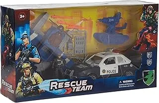 Rescue Series Police Plane Toy Set for Kids