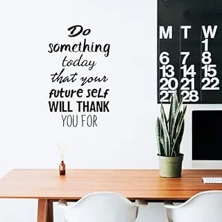 Bpa Do Something Today That Your Future Self Will Thank You for Motivational Quote Wall Art Decal, 23-Inch x 14-Inch Size