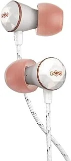 House of Marley Nesta Headphones Noise Cancelling Earbuds with a Microphone, Rose Gold