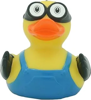 Lilalu Bath Toy Duck Yellow : Bath time fun - Kids bath toy - Themed duck - Floating toy - Water-friendly toy