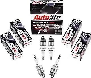 Autolite APP45-4PK شمعات الإشعال المزدوجة البلاتينية، عبوة من 4 قطع