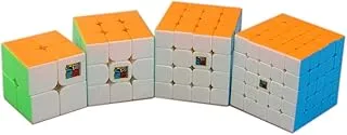 مجموعة مكعبات الألغاز السحرية MoYu MoFangJiaoShi Cubing Classroom MeiLong 2x2 3x3 4x4 5x5 مكعبات ألغاز سحرية Cubing Classroom meilong مجموعة مكعبات ألغاز ناعمة بدون ملصقات لتغليف الهدايا