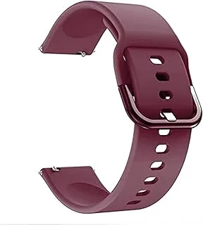 Generic Warable devices - replacement watch strap for samsung galaxy 4 silicone classic 3 41mm active 2 (red galaxy4 44mm)