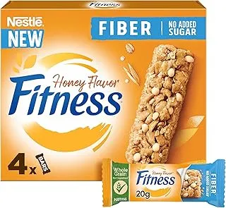 Fitness Honey Flavoured Fiber Bars Multipack (20g, Pack of 4)