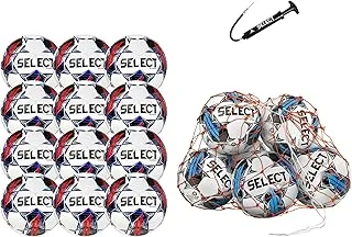 Select Super Mini Skills V23 Soccer Ball, 12-Ball Pack with Ball net and Hand Pump