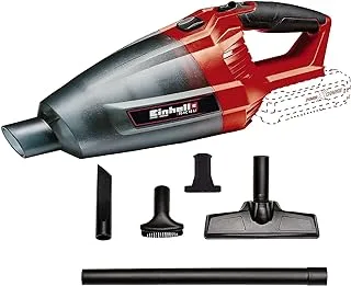 Einhell 2347124 Cordless Handheld Vacuum TE-VC 18 Li-Solo Power X-Change 18V (Lithium-ion, 540 ml dust Container, incl. 3 nozzles, Extension and Wall Brackets. Battery and Charger not Included)