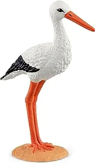 schleich 13936 Stork, From 3 Years Farm World - Figurine, 6 X 3 X 9 cm