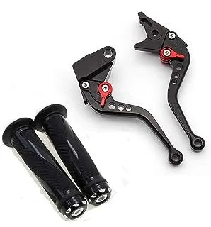 Krace Motorcycle Clutch Brake Levers Set Fit For Yamaha YFM 700R Raptor 700 2008 2009 2010 2011 2012 2013 2014 2015 2016 2017 2018 Adjustable w. 7/8