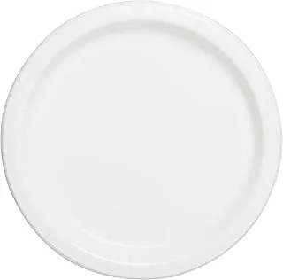 Unique Party 3105EU Eco-Friendly Paper Plates 23 cm White Colour Pack of 8