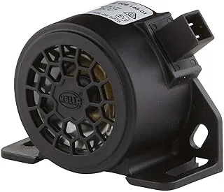 HELLA 3SL 009 148-011 Back-up Alarm - 97dB(A) - Frequency Range: 1200Hz - Bolted - Plug: AMP - Quantity: 1