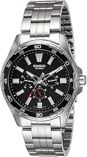 Casio MTD-300D-1A Analog Watch For Men-Stainless Steel Watch, Silver