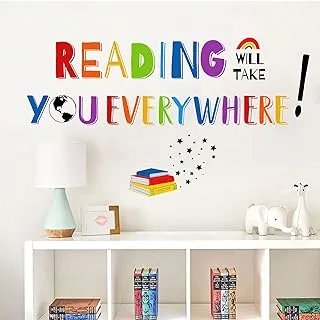 BPA® Reading Will Take You Everywhere Inspirational Quote Wall Decal Sticker