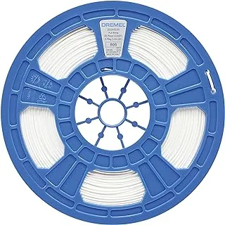 دريميل PL01JA 3D PLA لطابعة Digilab ثلاثية الأبعاد (بكرة 750 جرام، قطر 1.75 مم، RFID) حزمة القيمة باللون الأبيض