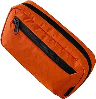 ALPAKA Elements Tech Case Travel Organizer Pouch for Electronics, Cables, Cell Phone | Tech Pouch for Electronic Accessories (Hot Orange VX25)