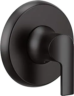 Moen UTS9204BL Doux Collection M-CORE 1-Handle Transfer Trim Kit, Valve Required, Matte Black