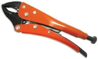 Grip-On 111-07 7-Inch Curved Jaw Locking Pliers in Orange Epoxy