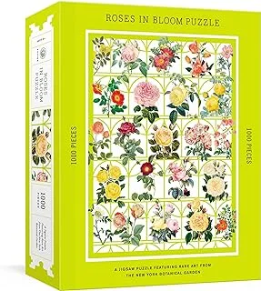 Roses in Bloom Puzzle: A 1000-Piece Jigsaw Puzzle Featuring Rare Art from the New York Botanical Garden: Jigsaw Puzzles for Adults