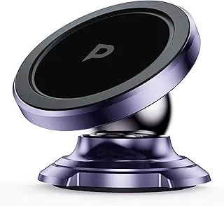 Powerology Heavy Duty Magnetic Car Mount 360 Rotatable with 3M Metal Plates - Purple