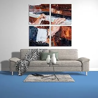 Plying Piano Painting On Canvas, Canvas wall art, Multicolour, Canvas, 4 Pieces, 60 x 60 By(BPA®)