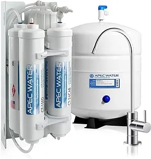 APEC Water Systems RO-QUICK90 Ultimate Supreme Compact Size with Quick Connect Easy Change Filters Undersink Reverse Osmosis System,white