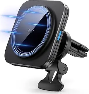 ESR HaloLock Magnetic Wireless Car Charger - Black